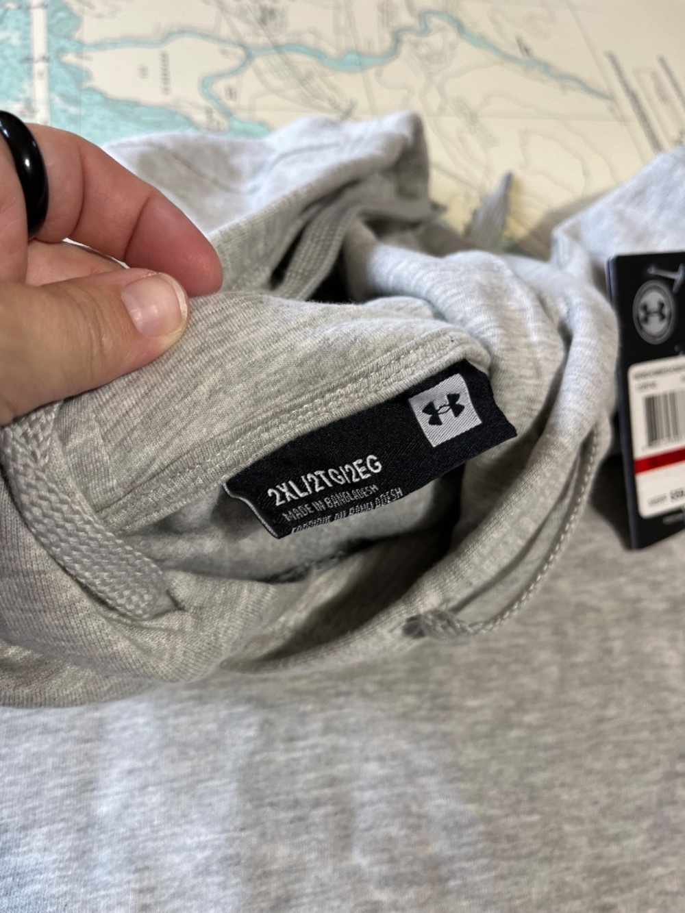 Under Armour Grey Hoodie NWT - Picture 4 of 5